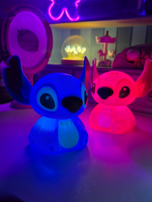 چراغ خواب سیلیکونی استیچ آبی