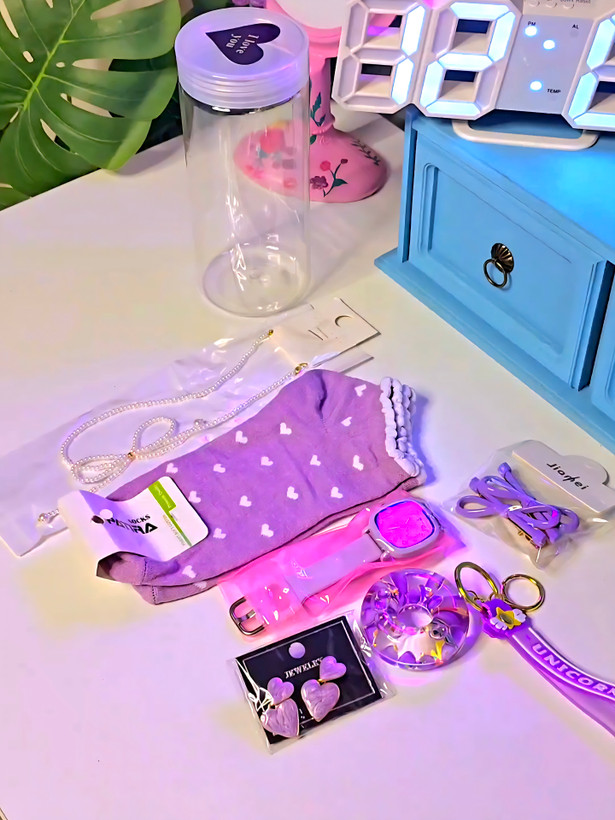 گوشواره جوراب جاکلیدی گردنبند پاپیونی