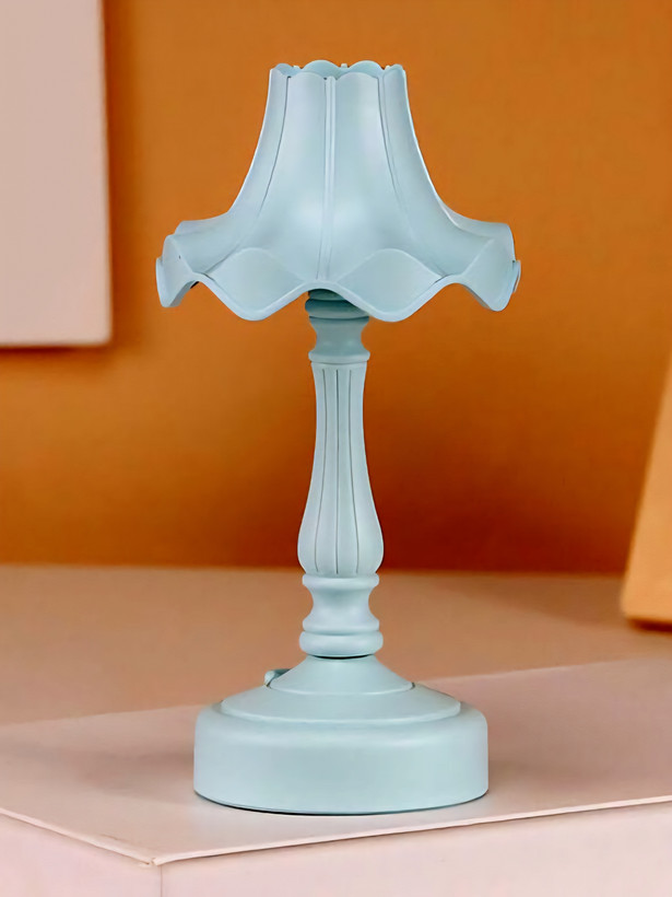 چراغ خواب و آباژور آبی شارژی رومیزی